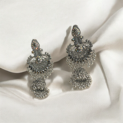 Peacock jhumkas